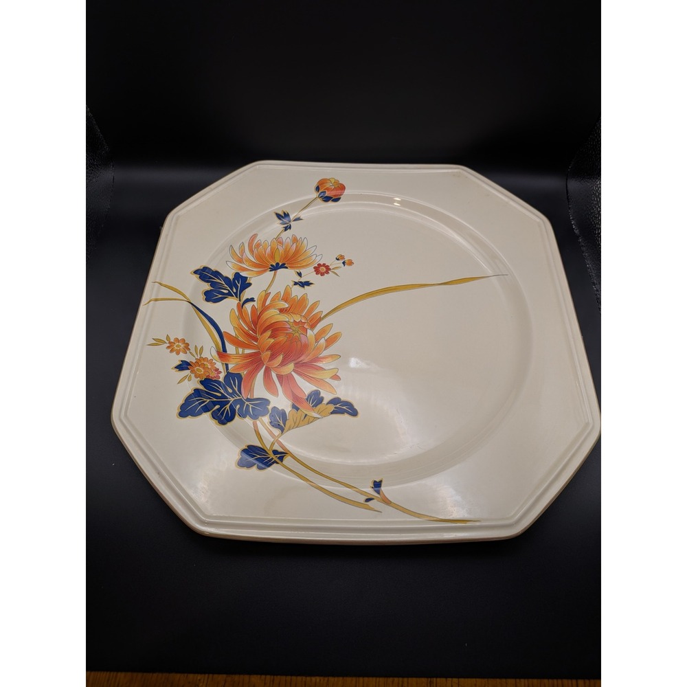 MIKASA Japan Continental Ivory MAJESTIC 12" Chop Serving Plate Platter Octagonal